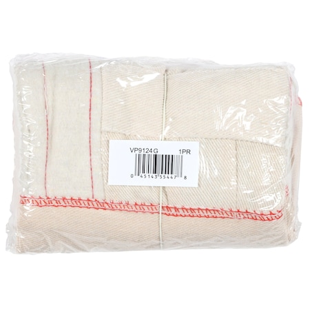 Mcr Safety Gloves, Hot Mill Gauntlet PE Cuff, 36PK VP9124G